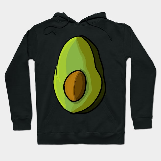 avocado toon Hoodie by DurrStickers